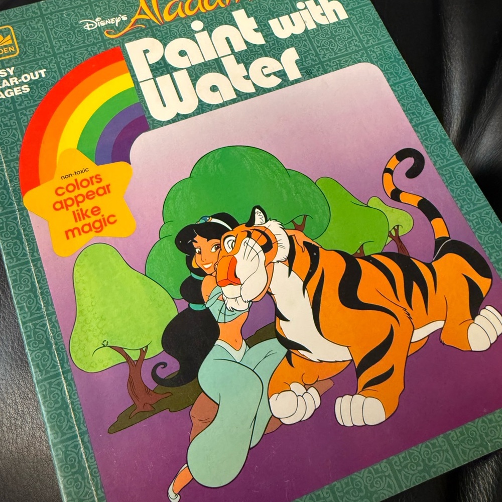 Disney Aladdin Paint with Water Book